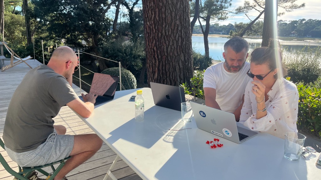 L'équipe EdgeAngel en séminaire