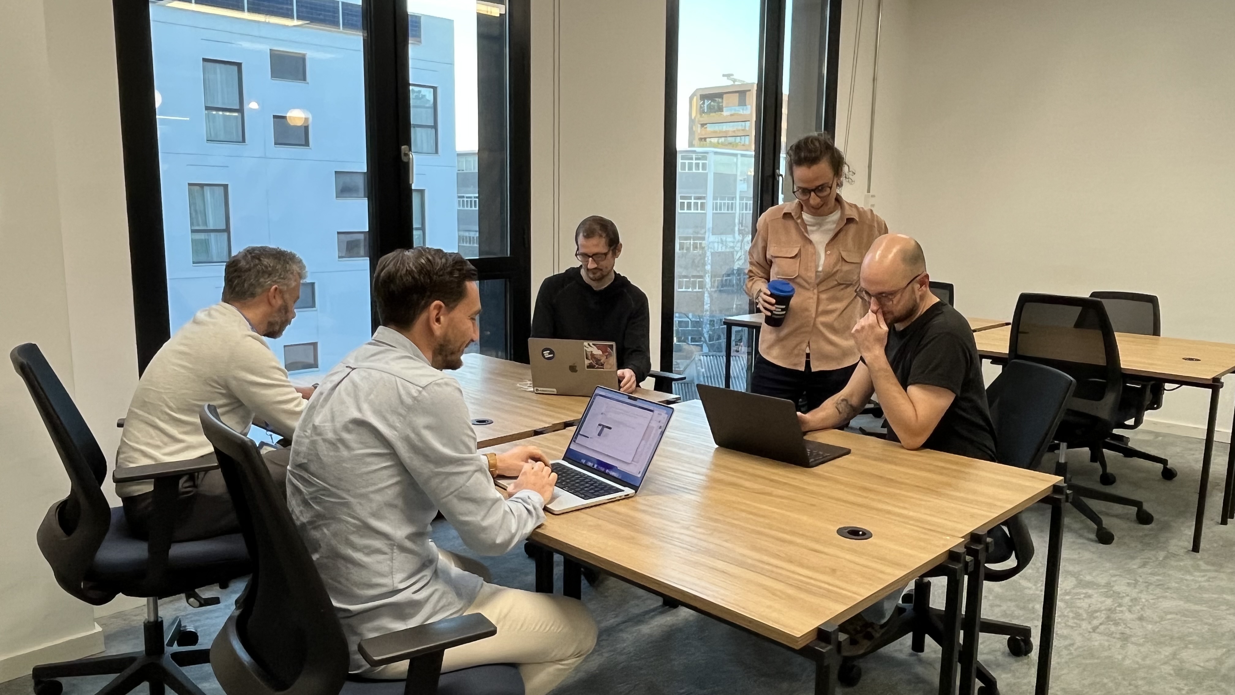 Travail collaboratif au coworking