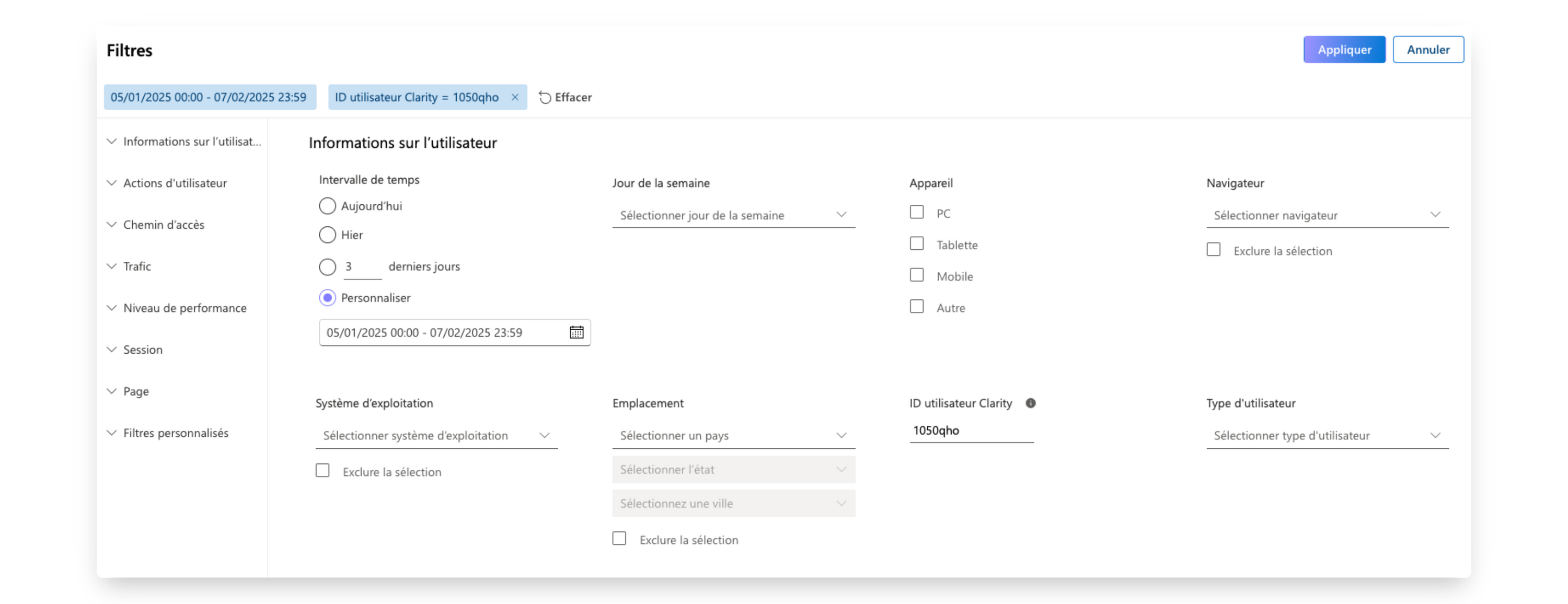 Validation comportementale